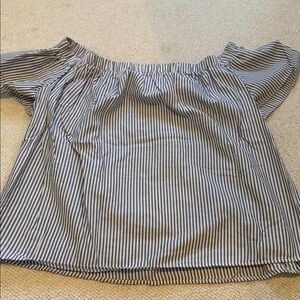 Old navy Striped Off-Shoulder Top